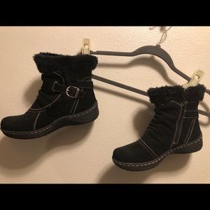 BearTraps ankle black boot